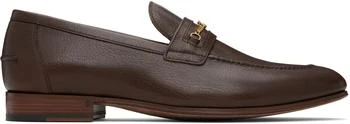 Valentino | Brown VLogo Signature Kidskin Loafers