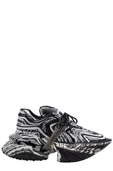 Balmain | Balmain Love Letter Printed Unicorn Wave Trainers