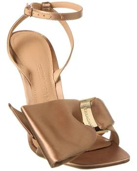 Salvatore Ferragamo | Ferragamo Helena Bow Satin Sandal