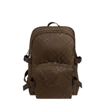 Burberry | Checked Jacquard Zipped-Up Backpack