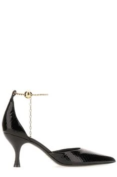 Salvatore Ferragamo | Ferragamo Chain Ankle Strap Pumps