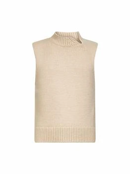 Dries Van Noten | DRIES VAN NOTEN | Ecru wool and cashmere knit vest | Man | XL