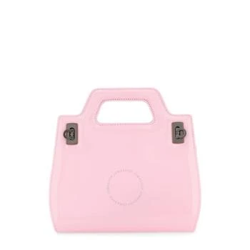 Salvatore Ferragamo | Mini Wanda Top Handle Leather Hand Bag