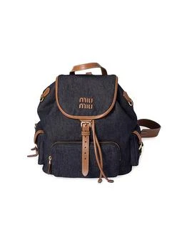 Miu Miu Denim Backpack