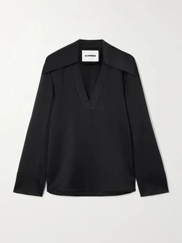 Jil Sander | Satin-crepe Blouse  - DK34