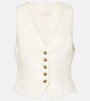 Zimmermann | Crush linen vest