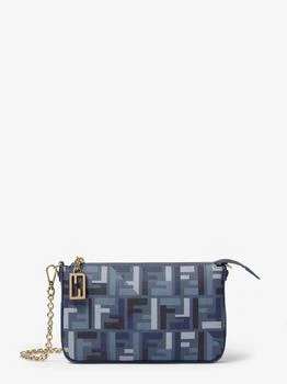 Fendi | Pouch Baguette FF jacquard fabric shoulder bag