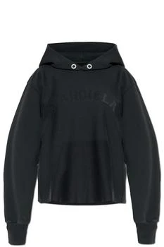 MAISON MARGIELA | Maison Margiela Long Sleeve Logo Appliqué Hoodie
