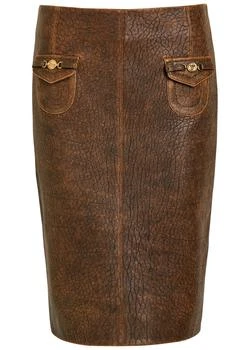 Chloé | Leather midi skirt