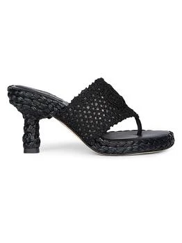 Chloé | Isla Woven Thong Sandals