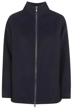 Max Mara | Max Mara Studio Mstpino High Neck Zipped Jacket