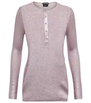 Tom Ford | Ribbed cashmere and silk top