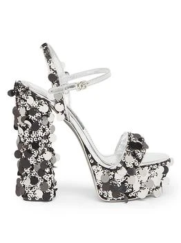 Dolce 
Gabbana | Paillettes 140MM Platform Sandals