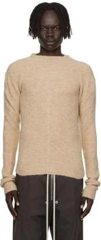 Rick Owens | Beige Concordians Headon Pull Sweater