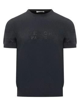 Givenchy | Givenchy Logo Short Sleeve Knitted Top