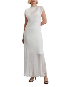 Celyina Textured Knit Midi Dress