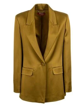 Max Mara | Max Mara Studio Albino Single-Breasted Long-Sleeved Jacket
