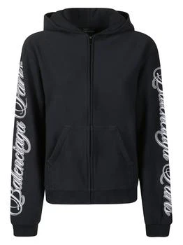Balenciaga | Balenciaga Cursive Zipped Hoodie