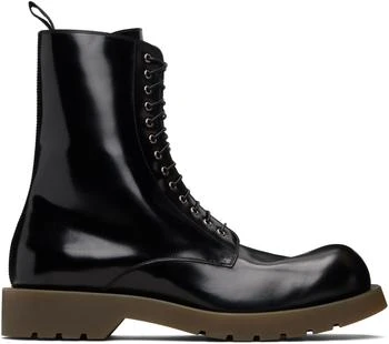 Jil Sander | Black Combat Boots