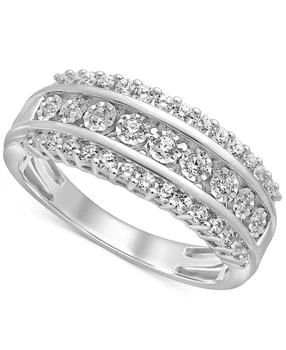 Macy's | Diamond Anniversary Band (1/2 ct. t.w.) in 14k White Gold