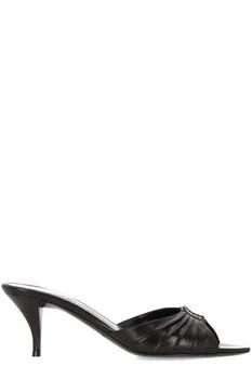 Yves Saint Laurent | Saint Laurent Babylone Logo Plaque Mules