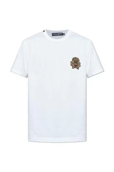 Dolce & Gabbana | Dolce & Gabbana Logo Patch Crewneck T-Shirt