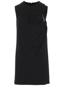 Versace | Versace Safety-Pin Detailed Sleeveless Mini Dress