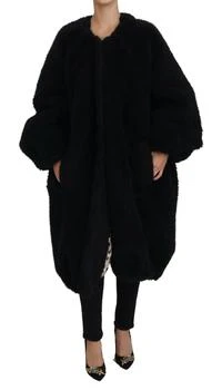 Dolce & Gabbana | Cashmere Blend Faux Fur Coat Women's Jacket