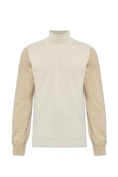 MAISON MARGIELA | Maison Margiela Two-Toned Turtleneck Knitted Jumper