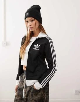 adidas Originals Adicolour track jacket in black