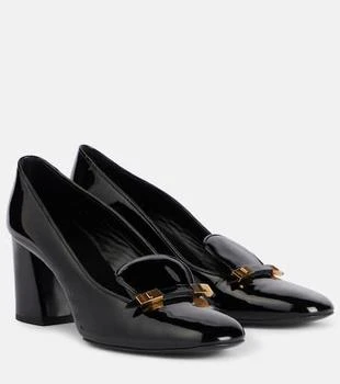 Khaite | Elio patent leather loafer pumps