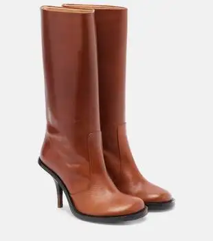 Dries Van Noten | 90 leather knee-high boots