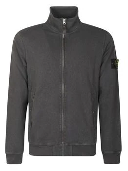 Stone Island | Stone Island Old Effect Regular-Fit Zipper-Up Track Jacket