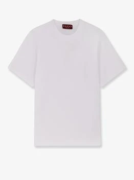 Gucci | Cotton t-shirt with GG Incrocio logo on the front