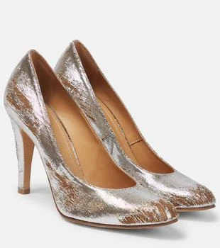 MAISON MARGIELA | Distressed metallic pumps