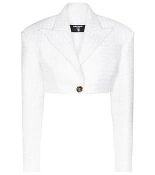 Balmain | Cotton-blend tweed blazer