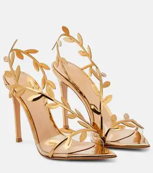 Gianvito Rossi | Flavia mirrored leather pumps
