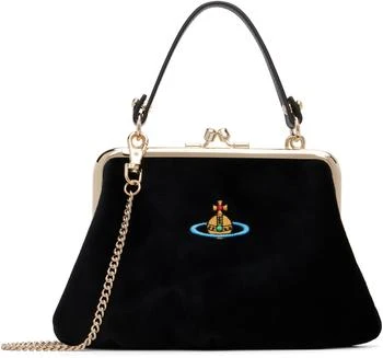 Black Granny Frame Bag