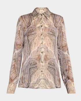 Zimmermann | Hypnotic Printed Silk Shirt