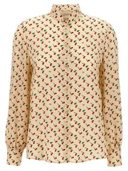 Valentino | Valentino Cherryfic All-Over Patterned Button-Up Shirt