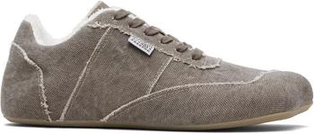 MM6 | Taupe Anatomic Canvas Sneakers