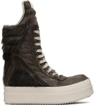 Rick Owens | Brown Concordians Megageobaskets Sneakers