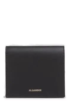 Jil Sander Jil Sander Logo Printed Press Stud Fastened Wallet