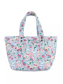Polo Ralph Lauren Girl's Floral Canvas Mini Tote Bag