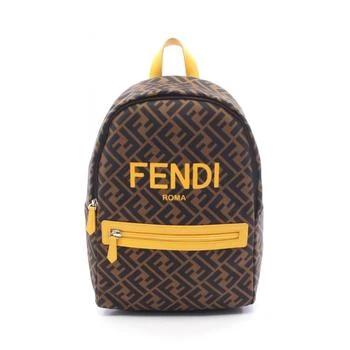 Fendi | Zucca  yellow Nylon Leather Backpack (Pre-Owned)