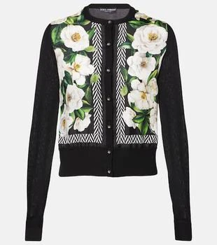 Dolce 
Gabbana | Floral silk cardigan