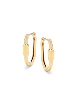 Saks Fifth Avenue | 14K Yellow Gold Huggie Earrings