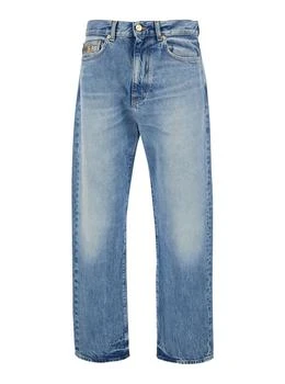 Versace | Versace Logo-Patch Pencil Jeans