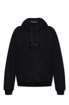 Dolce & Gabbana | Dolce & Gabbana DG Patch Drawstring Hoodie