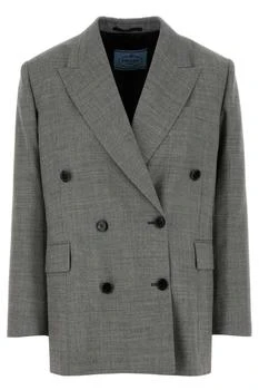 Prada | Prada Double-Breasted Tailored Blazer